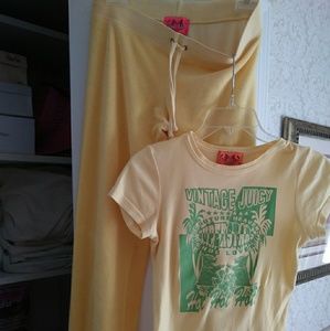 Juicy Couture yellow t-shirt